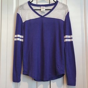 Victoria's Secret Purple Game Day Longsleeve
